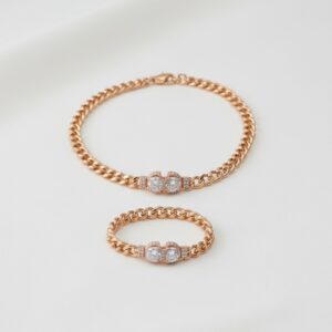 Berta Rose Gold Set