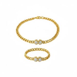 Berta Yellow Gold Set