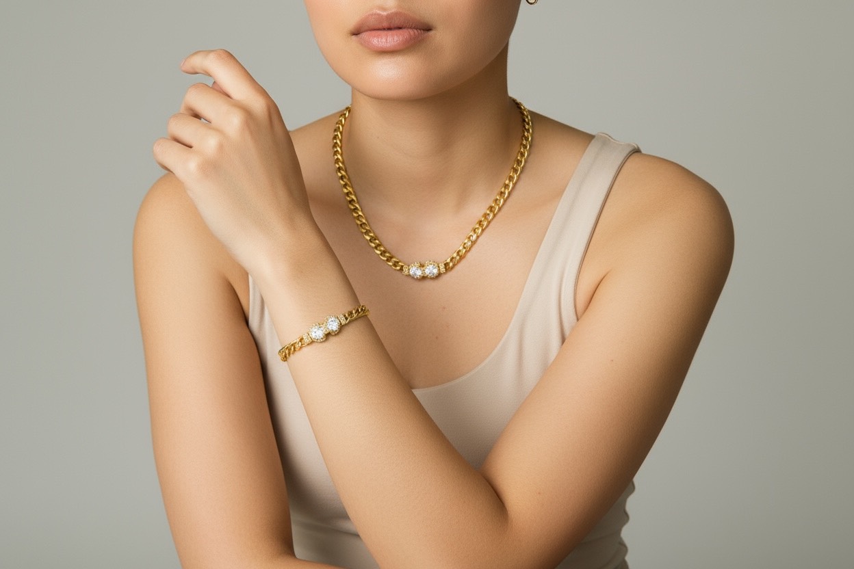 Berta Yellow Gold Set - Image 2